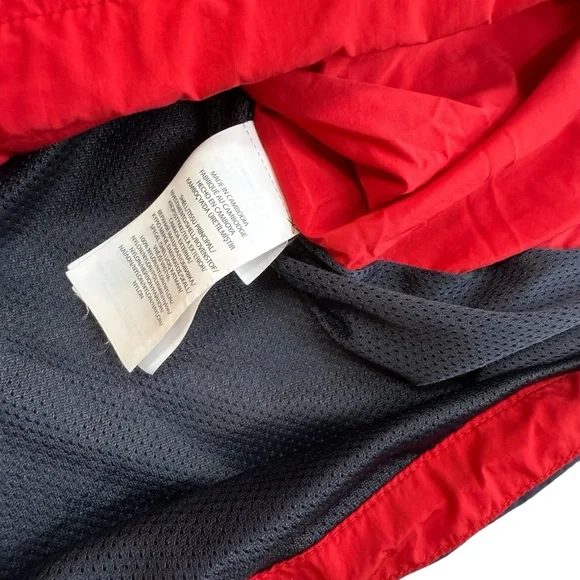 Polo Ralph Lauren Men’s Size M Performance Colorblock Windbreaker Red Blue Sport